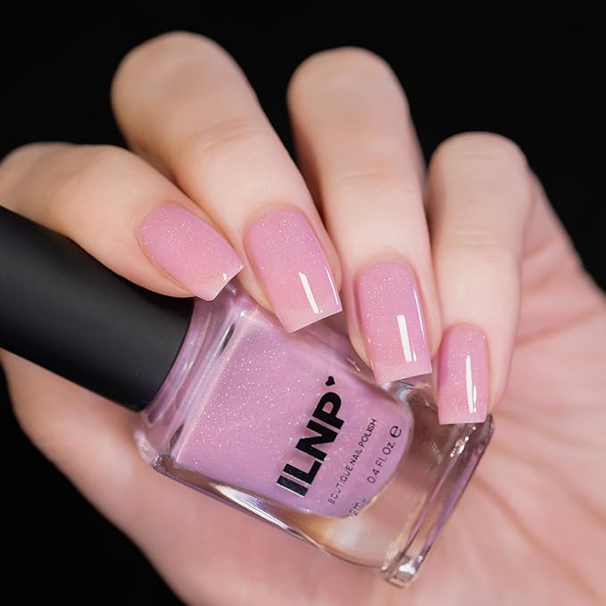ILNP Claire - Baby Pink Holographic Crelly Nail Polish