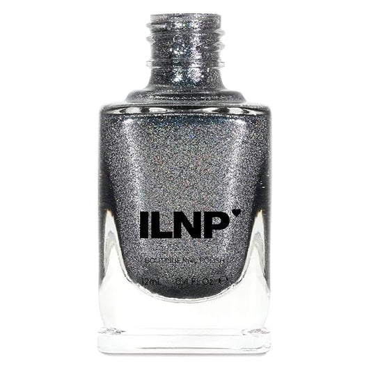 ILNP Carbon - Sleek Gunmetal Holographic Ultra Metallic Nail Polish