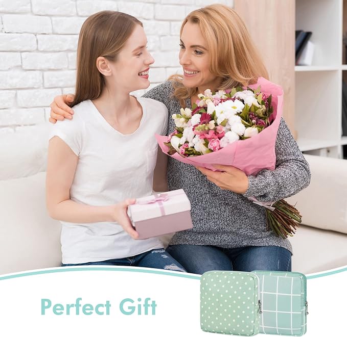 airogym 2 Pack Period Bag for Womens, Sanitary Napkin Storage Bag, Functional Waterproof Sanitary Pads Bags for Panty Liners, Tampons, Menstrual Cups Pouches, Sanitary Pads Organizer with Zipper