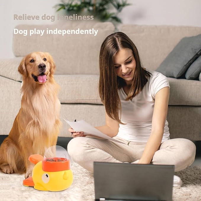 Small Dog Interactive Treat Dispenser Toy, Food Puzzle Slow Feeder | Interactive Slow Feeder Puzzle & Food Dispensing Toy, Mental Stimulation Puppy Chew Toy for Healthy Digestion & IQ Training