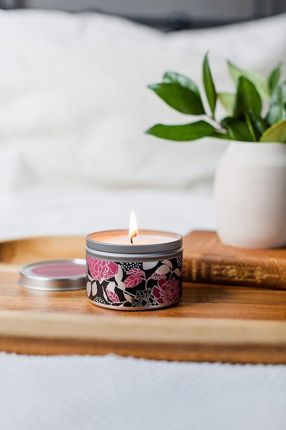 BlackBerry Sage Lavender Luxury Scented Candles for Home - Made in The USA, Relaxing Candles with Essential Oil, Soy Wax Aromatherapy, Aesthetic & Romantic Design for Home by Victoria's Lavender