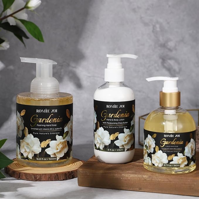 ROMIIE ZOI Daily Hand & Body Lotion with Moisturizing Shea Butter - Gardenia - 236 ML / 8 FL OZ