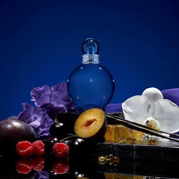 Britney Spears Midnight Fantasy, Eau De Parfum EDP Spray for Women, 3.3 Fl Oz