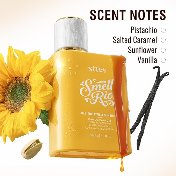 Sttes Smell Rio Perfume for Women | Eau de Parfum | Long-Lasting Fragrance（Irresistible Sunshine 02 50ml）