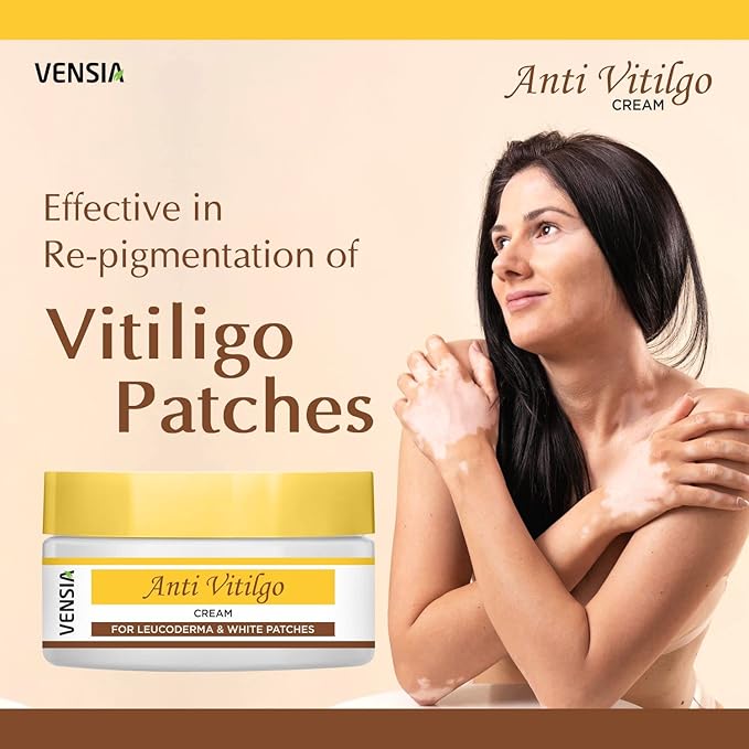 Anti Vitiligo Cream | Super Effective on Vitiligo, White Patches, Discoloration of Skin, Scar Removal, 80 Gram