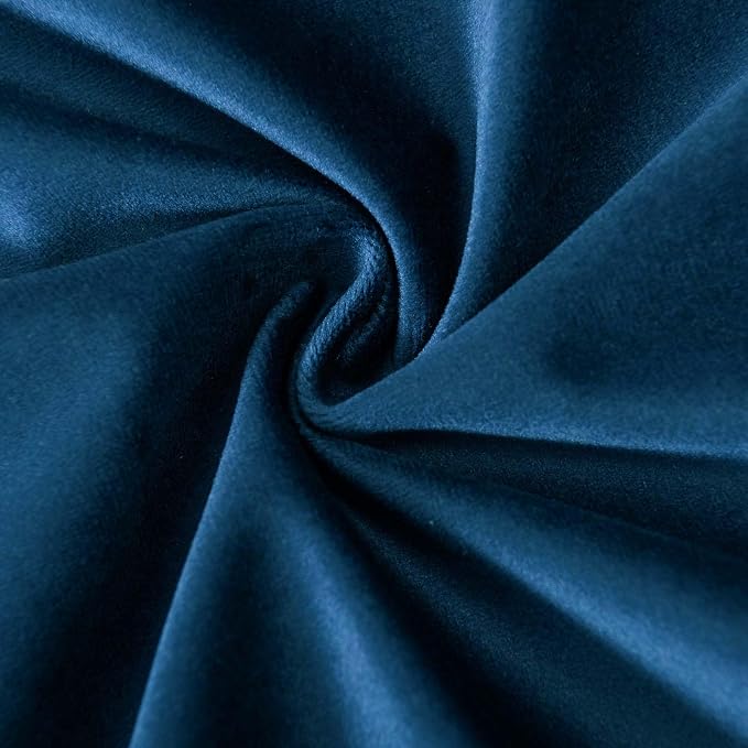 14x24 Pillow Covers Set of 2 Decorative Velvet Throw Pillow Covers,Navy | Luxury Soft Cushion Covers with Invisible Zipper for Couch Sofa Bed Living Room Bedroom Home Decor