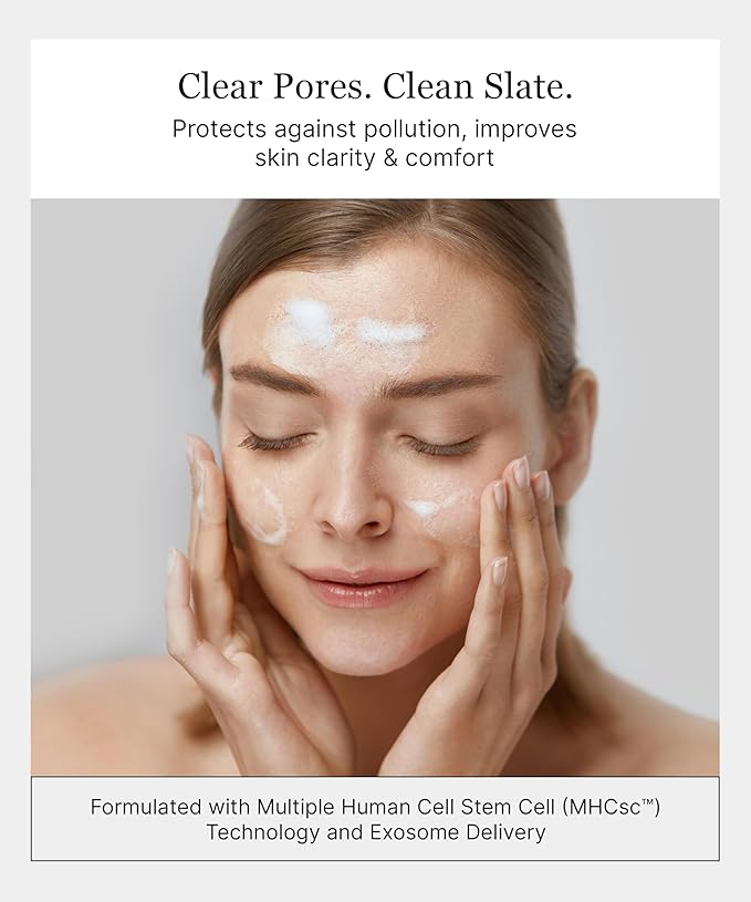 Pore Clearing Cleanser - Pore Cleanser & Minimizer with Salicylic Acid & Panthenol - Acne Cleanser Face Wash with MHCsc Technology - Moisturizes, Decreases Oil & Removes Impurities - 4 oz