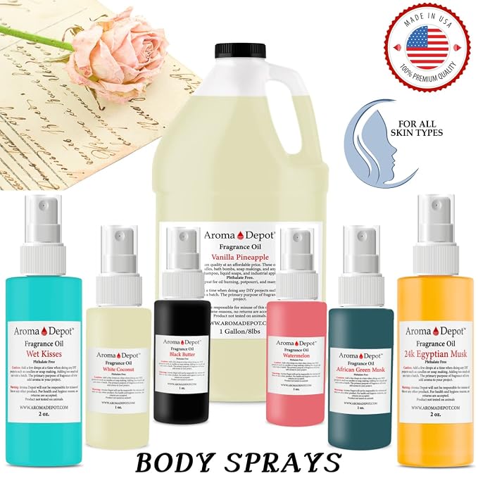 Aroma Depot 2 oz. Pink Sugar Spray Perfume/Skin Body Fragrance Oil. Our Interpretation, Pure-Uncut. Add a Few Drops to Your Aromatherapy Diffuser.