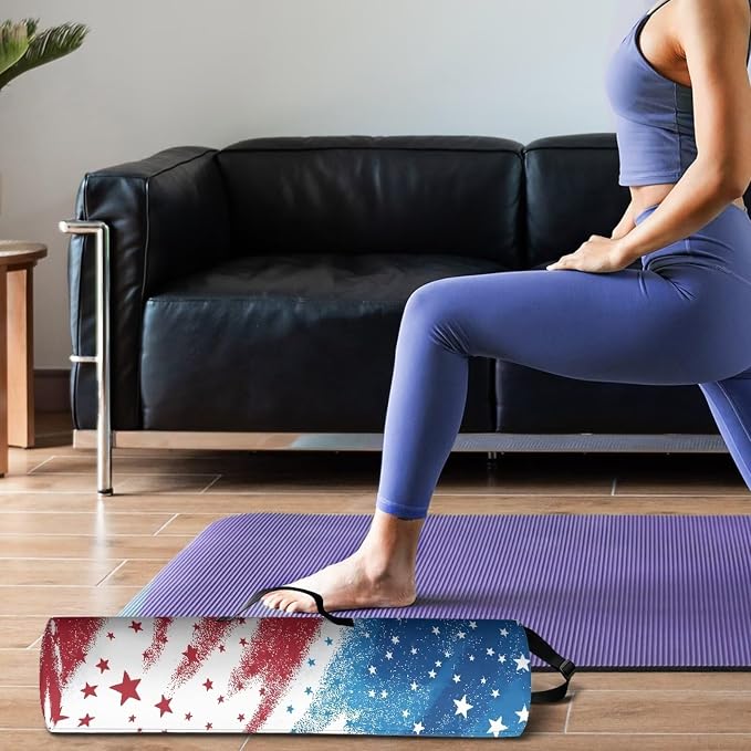 Yoga Mat Bag with Adjustable Shoulder Strap and Handle Zipper, 30in Wide x 6.3in Diameter for Yoga Mat Storage