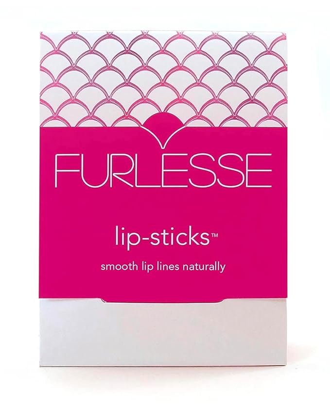 Furlesse Lip-Sticks Wrinkle Patches, Overnight Anti-Wrinkle Patches for Smile Lines, Fine Lines, and Expression Lines, Non-invasive Lip Patches, Anti-aging Skincare, 120 Patches, 30-Day Use