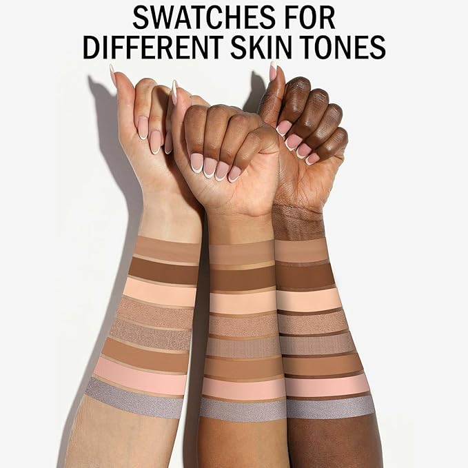 PROFESSIONAL MAKEUP Long Lasting Waterproof Eyeshadow Palette 11 Ultra-pigmented Shimmer & Matte Shades and Naked & Brown Warm Neutral makeup palette with Mirror - Blendable Multi-Purpose