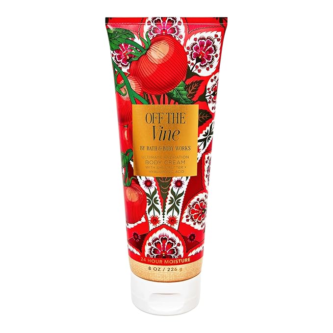 Bath & Body Works Off The Vine Ultimate Hydration Body Cream Gift Set For Women, 8 Fl Oz (8 Fl Oz Pack of 1, Off The Vine)