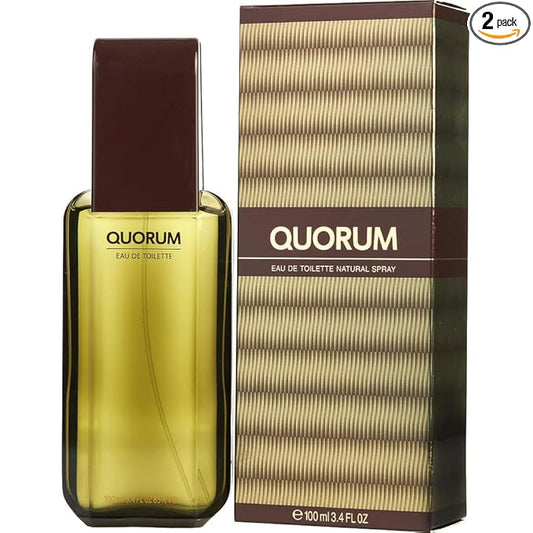 QUORUM by Antonio Puig EDT SPRAY 3.4 OZ (Package Of 2)
