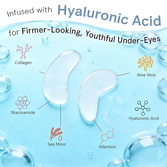 Xiuxixu 30 Pairs Lip Mask & Eye Mask,Collagen Under Eye Patches for Puffy Eyes,Crystal Lip Mask Skincare Bulk,Bachelorette Party Favors,Bridesmaid Gifts,Mothers Day Gifts,Teacher Appreciation Gifts