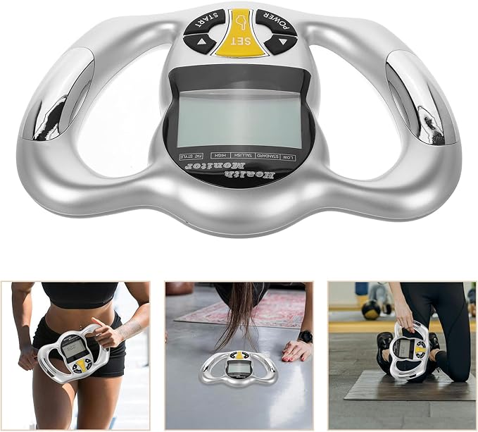Digital Body Fat Monitor Handheld Fat Loss Scanner Calorie Measurement Device Portable Bmi Analyzer for Accurate Health Assessment and Easy Operation