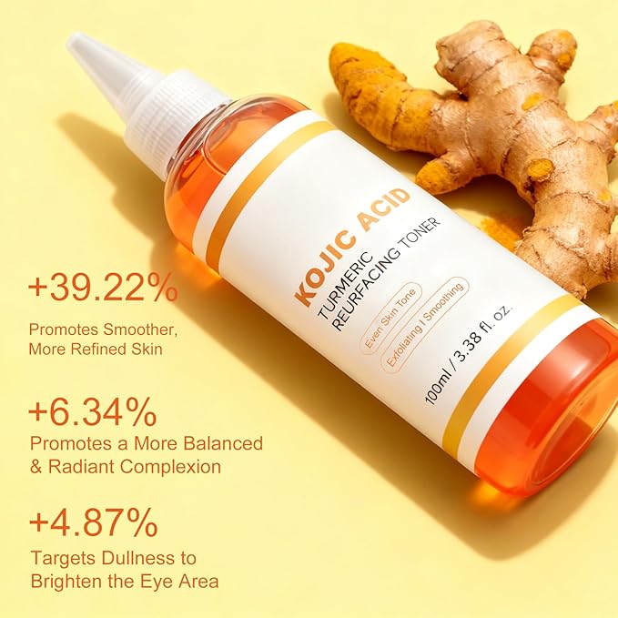 A whitening and moisturizing Body Toner and exfoliating Product containing oleanolic Acid and Turmeric, which can Make The Skin Brighter, Smoother and More Comfortable. 8.45 FL. OZ. (01)