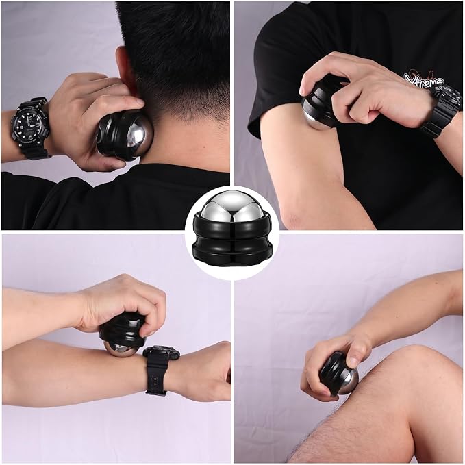Massage Ice Roller Ball - Roller for Muscles Deep Tissue - Stays Cold for 6 Hours, Plantar Fasciitis Roller, Sports Fitness Relaxations Gift, Rapidly Relieve Muscle Pain and Tension