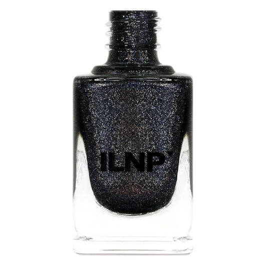 ILNP Black Magic - Deep Black Holographic Nail Polish