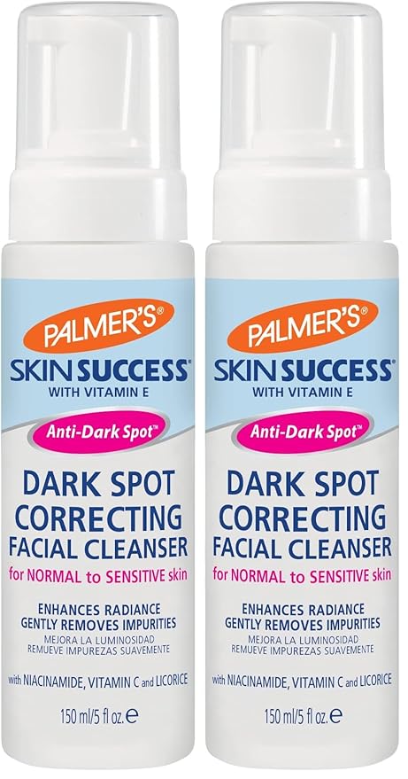 Palmer's Skin Success Eventone Foaming Facial Cleanser,Dark Spot Correcting Face Wash for Uneven Skintone and Acne Scars,5 Oz,(Pack of 2)
