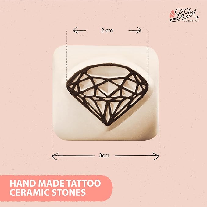 LaDot Pierre de Tatouage temporaire - Petit diaman