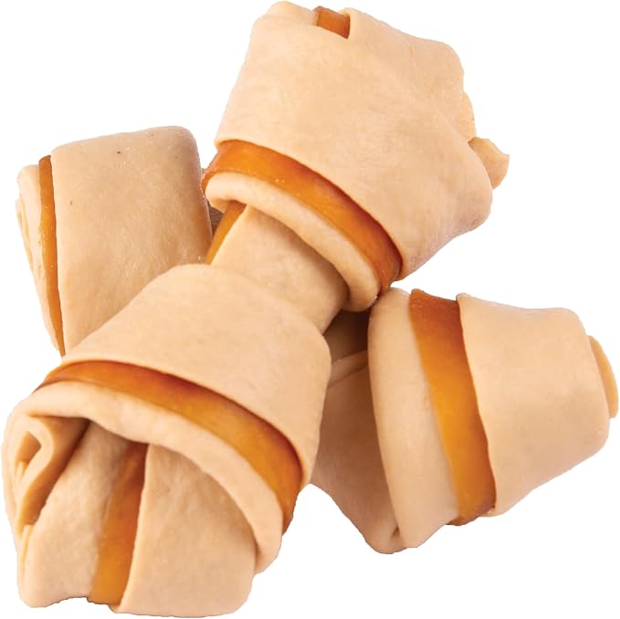 SmartBones Mini Bones Rawhide-Free Dog Treat, Real Sweet Potato, 24 Count | With Real Sweet Potatoes & Chicken, Easy To Digest Chew, Vitamin & Mineral Enriched, Supports Dental Health, For Small Dogs