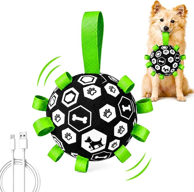 Smart Interactive Dog Toy Ball, Durable Automatic Dog Ball