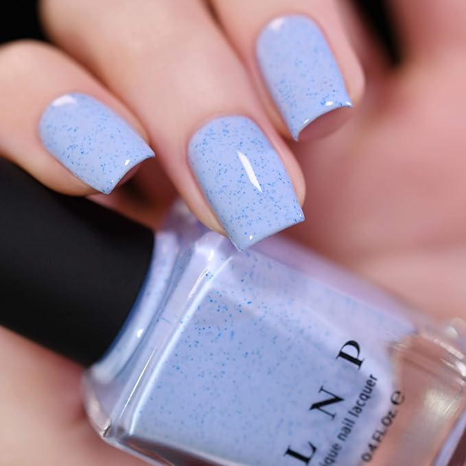 ILNP Bluebird - Perano Blue Speckled Nail Polish
