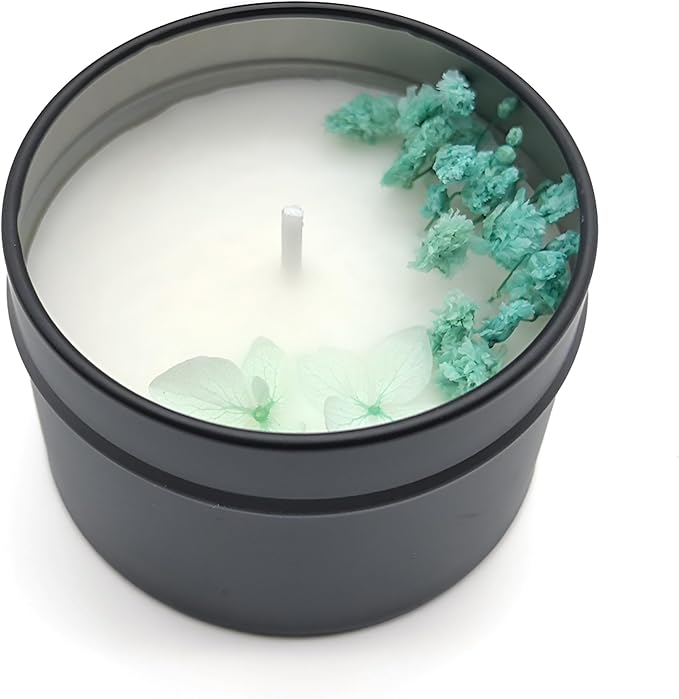 Jasmine Scented Soy Candle, Aromatherapy Candle for Home | with 5% Essential Oils in a for bedroom, bathroom, yoga, travel, home decor and thoughtful gifting.