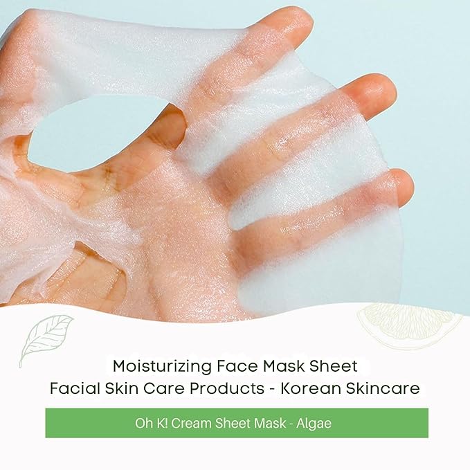 Cream Sheet Mask - Marine Algae by Oh K! for Unisex - 1 Pc Mask