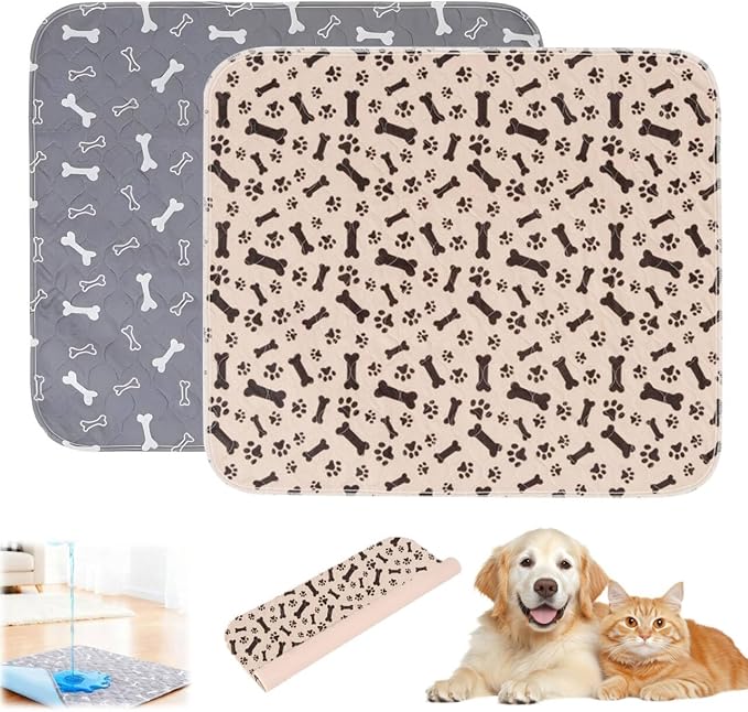 Puppy Pads with Pheromones,Washable Puppy Pee Pads for Dogs,Reusable Puppy Pads Washable for Dogs & Cats,Washable,Durable Leak-Proof & Anti-Slip Pet Training Pads for Home & Trave