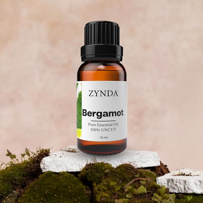 Bergamot Essential Oil – 100% Pure & Natural Aromatherapy Extract | Refreshing Scent for Skin, Hair & Diffuser | Uplifting & Calming Natural Essential Oils | Lab-Tested – 10mL