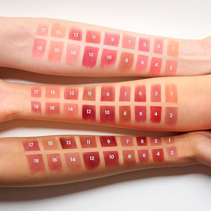 COLORGRAM NUDE BLUR TINT 08 HIP CHOCOLATE | Soft Velvet Matte Lip Stain & Cheek Tint | Lightweight Blurring Tint for a Smooth & Airbrushed Finish | 24H Hydration, Long-Lasting & Non-Sticky Formula