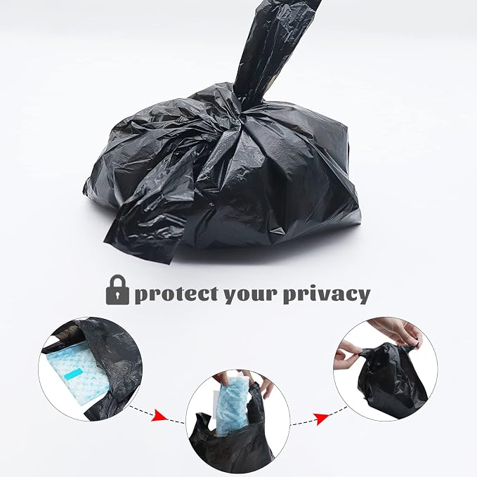 Sanitary Napkin Bags，300 PCS Personal Disposal Bags for Women Sanitary Napkin Feminine Products (300)