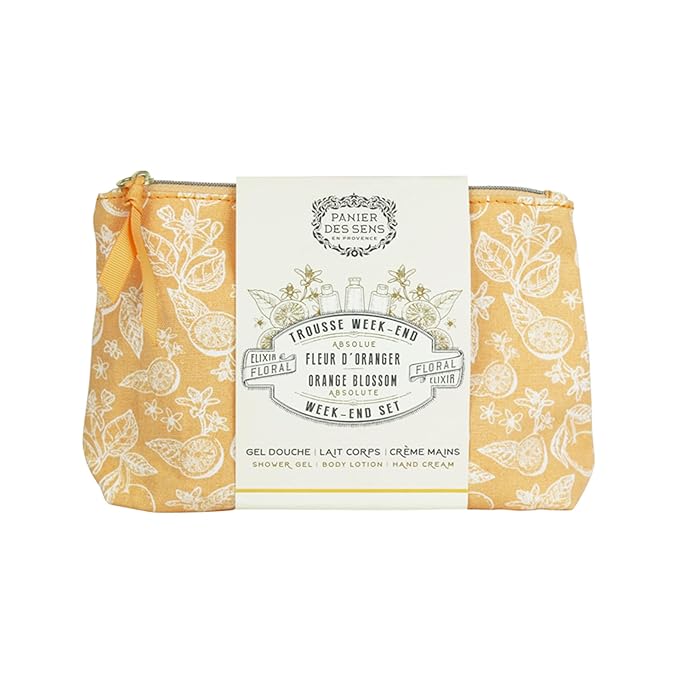 Panier des Sens Body Lotion, Moisturizer - Made in France 97% natural - 8.45 Floz/250 ml (Orange Blossom Set)