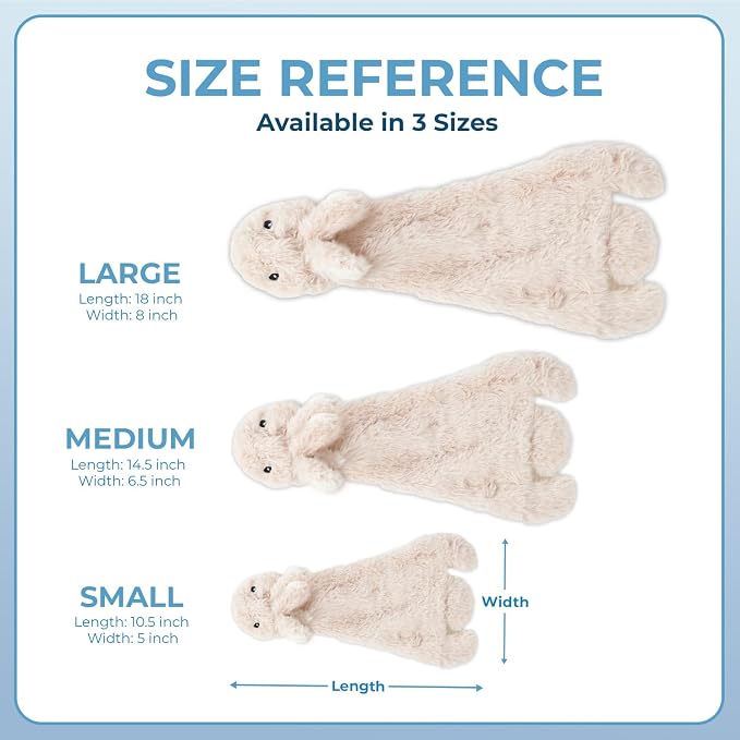 Best Pet Supplies 2-in-1 Stuffless Squeaky Dog Toy - 4 Figures, Medium