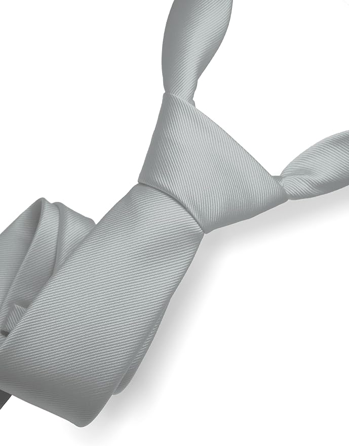 RBOCOTT Solid Color Tie Formal Necktie for Men