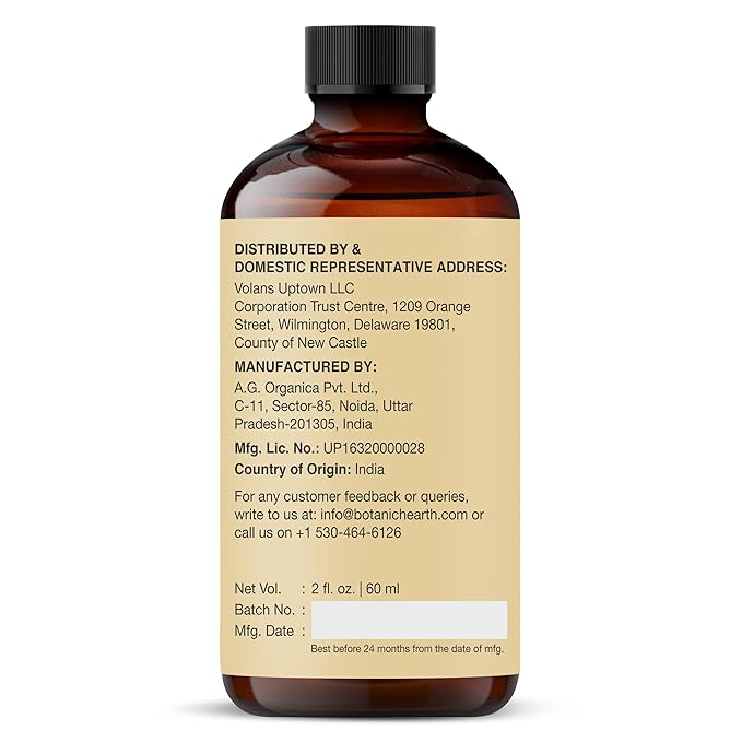 Botanic Hearth Castor Oil Organic for Hair, Lashes, Face (2oz), 100% Pure, Cold Pressed, Hexane Free Hair Oil, Lash Serum for Thicker-Looking Eyelashes & Eyebrows
