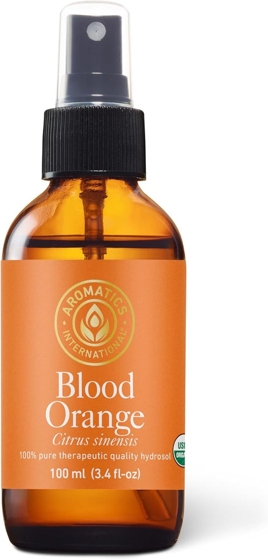Aromatics International Blood Orange Hydrosol 100ml | Sweet & Fruity Citrus Aromatic Mist for Home & Daily Use