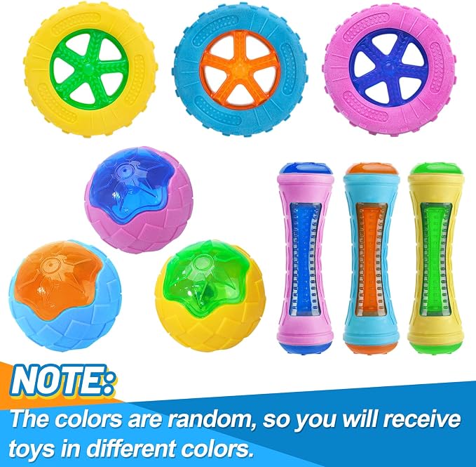 3 Pcs Interactive Dog Pool Toys, Water Floating Toys for Medium Large Dogs