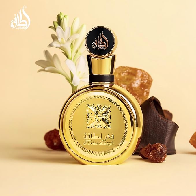 Lattafa Fakhar Gold Extrait - Floral, Amber, Woody - Eau de Parfum Long-Lasting Fragrance for Unisex, 3.40 Ounce / 100 ml