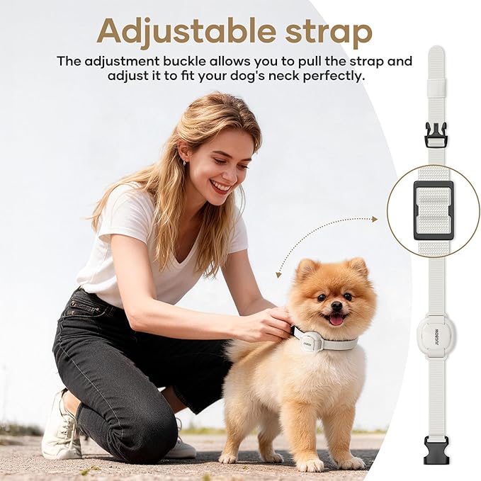 Shock Collar for 5-30lbs Mini Small Dogs,4200FT Range,White | Dog Training Collar with Remote,IPX8-Waterproof Rechargeable E-Collar with Beep, Vibration, Safe Shock,Security Lock