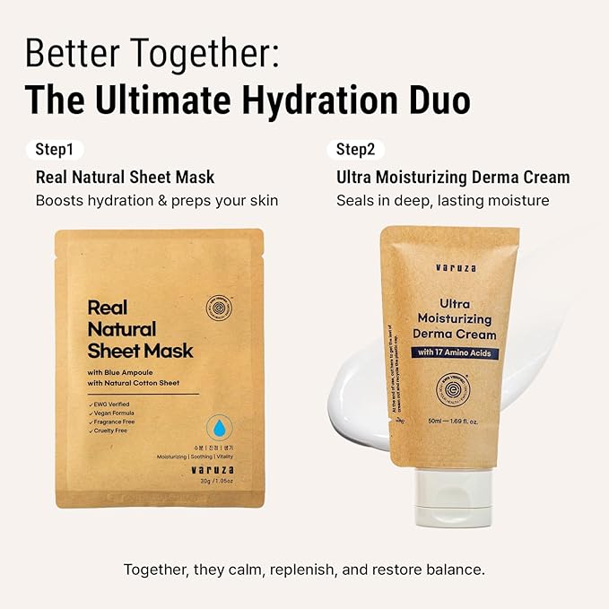 Ultra Moisturizing Derma Facial Cream with 17 Amino Acids Vegan Nano Liposome Cream Low Molecular Weight Hyaluronic Acid Oil Free (Ultra Moisturizing Derma Cream x 2EA)