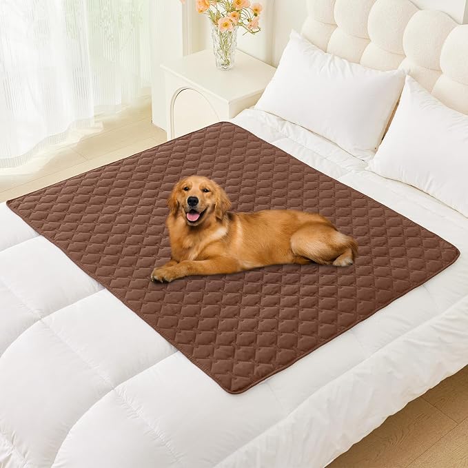 Smiry Waterproof Dog Bed Cover Blanket, Reversible Pet Blanket | Soft Reversible, Washable Leakproof Cats Dogs Couch Cover for Sofa, Couch, Furniture (40x50 Inch)