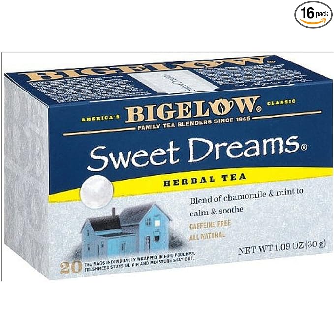 Bigelow Tea Sweet Dreams 20 Bags (Pack of 16)