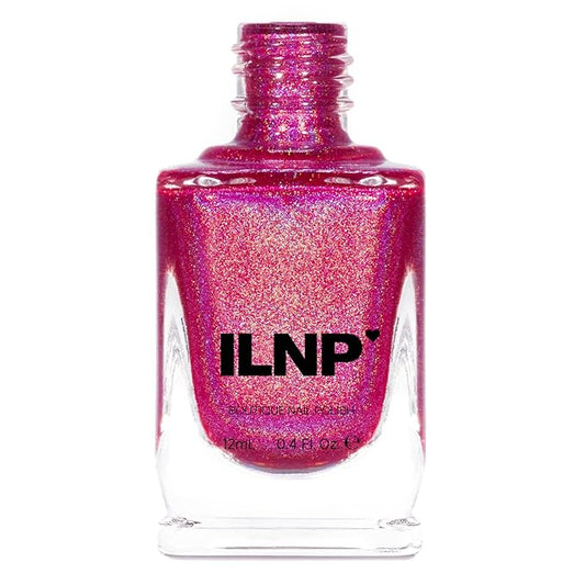 ILNP Bouquet Toss - Vivid Fuchsia Pink Ultra Holo Nail Polish