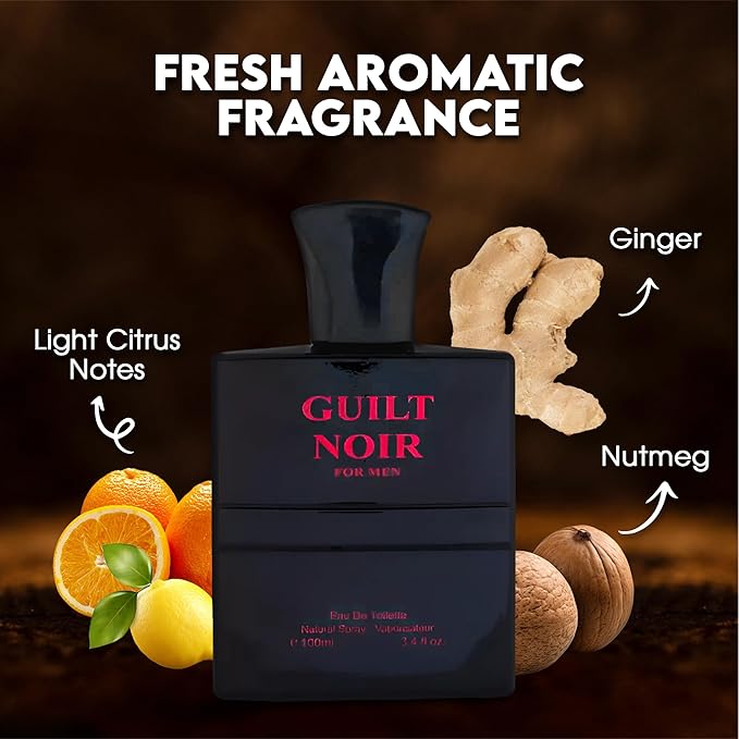 A CENTER Men's Cologne Include 4 Variety Pack Perfume Gift Set- 3.4 Fl Oz Each Eau De Parfume Tobacco,Musk,Woody,Masculine Scent Long Lasting Fragrance(MilanoMR&Salva&GuiltN&ParfumFrance)