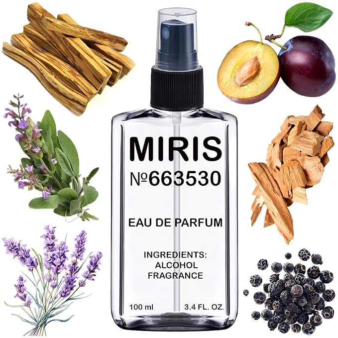 MIRIS No. 663530, Inspired by Paragon, Long-Lasting Unisex Eau de Parfum for Women & Men, Spray 3.4 Fl Oz / 100 ml