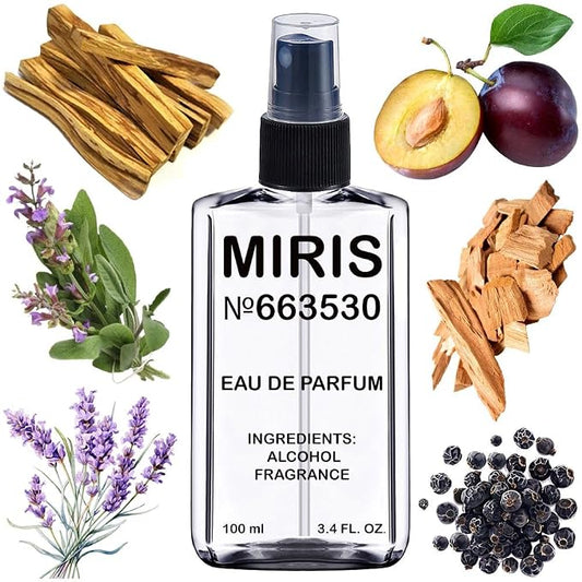 MIRIS No. 663530, Inspired by Paragon, Long-Lasting Unisex Eau de Parfum for Women & Men, Spray 3.4 Fl Oz / 100 ml