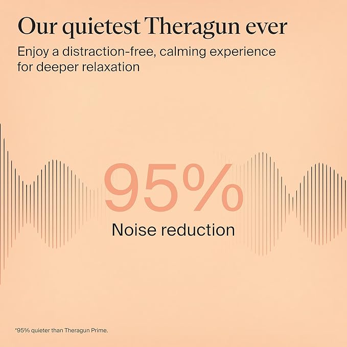 TheraGun Sense (1st Generation) by Therabody - Deep Tissue Massage Gun with Preloaded Routines for Stress Relief, Pain Relief & Muscle Soreness in Neck, Back, Leg, Knee, and Shoulder (White)