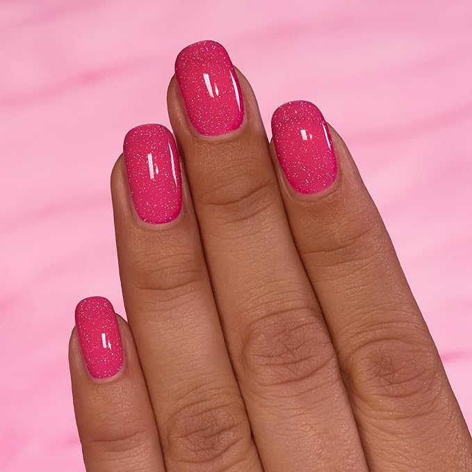 ILNP Gummy Bear - Vibrant Pink Holographic Jelly Nail Polish